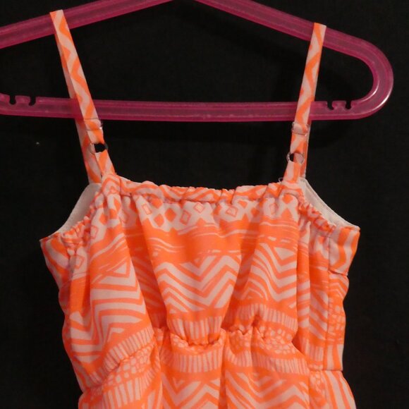 CHILDREN'S PLACE | small (5/6) | Fully Lined Orange Sleeveless Summer Dress - Picture 12 of 16